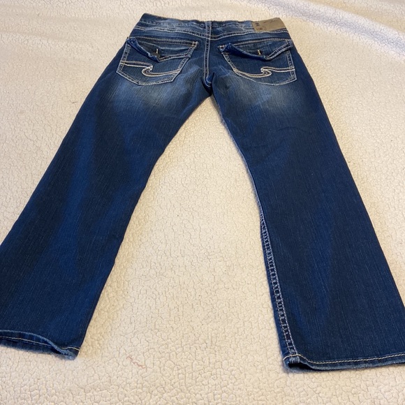 Silver Jeans - Mens - Zac Regular Boot Fit -Dark Wash - Size 31 x 30” - EUC - Picture 6 of 9